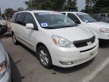 Arctic Frost White Pearl Toyota Sienna in 2004