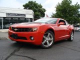 2010 Inferno Orange Metallic Chevrolet Camaro LT Coupe #52687801