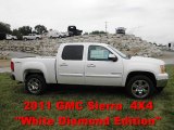2011 White Diamond Tricoat GMC Sierra 1500 SLE Crew Cab 4x4 #52688273