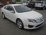 2012 Ford Fusion White Suede