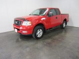 2004 Bright Red Ford F150 STX SuperCab 4x4 #52688053