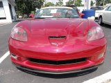 Crystal Red Metallic Chevrolet Corvette in 2010