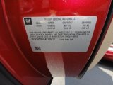 2010 Chevrolet Corvette Grand Sport Convertible Info Tag