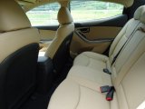2012 Hyundai Elantra Limited Beige Interior