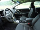 2012 Hyundai Elantra Limited Black Interior