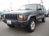 2001 Steel Blue Pearl Jeep Cherokee Sport 4x4 #5214938