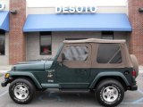 2001 Forest Green Jeep Wrangler Sahara 4x4 #5222856
