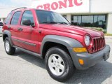 2007 Inferno Red Crystal Pearl Jeep Liberty Sport #52724787