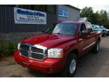 2006 Inferno Red Crystal Pearl Dodge Dakota SLT Quad Cab 4x4 #52724796