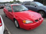 2000 Bright Red Pontiac Grand Am SE Sedan #52724334