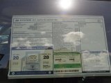2011 Hyundai Santa Fe Limited Window Sticker