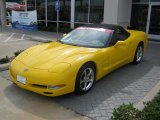 2003 Millenium Yellow Chevrolet Corvette Convertible #52725095