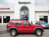 2003 Flame Red Jeep Liberty Sport 4x4 #52724665