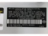 2004 Solara Color Code for Lunar Mist Metallic - Color Code: 1C8