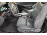 2004 Toyota Solara SLE V6 Convertible Dark Stone Gray Interior