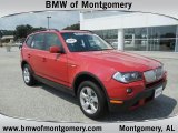 2008 Crimson Red BMW X3 3.0si #52724944