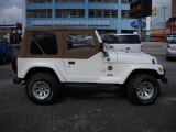 2000 Stone White Jeep Wrangler Sahara 4x4 #52724753
