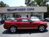 2008 Dark Candy Apple Red Ford Mustang V6 Premium Coupe #52724957