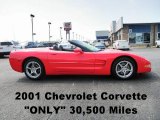 2001 Torch Red Chevrolet Corvette Convertible #52809556