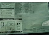 2011 Toyota Tundra Limited Double Cab 4x4 Window Sticker