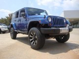 2010 Deep Water Blue Pearl Jeep Wrangler Unlimited Sahara 4x4 #52809108