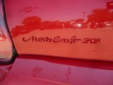 2004 Chevrolet Monte Carlo Supercharged SS Marks and Logos