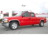 2002 Victory Red Chevrolet Silverado 1500 LT Extended Cab #5259557