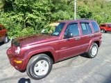 2003 Dark Garnet Red Pearl Jeep Liberty Limited 4x4 #52817582