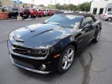 Black Chevrolet Camaro in 2012