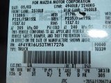 2003 B-Series Truck Color Code for Mystic Black - Color Code: UA