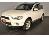 2010 Diamond White Pearl Mitsubishi Outlander XLS #52818143