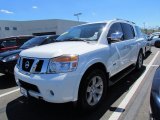 Blizzard White Nissan Armada in 2008