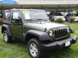 2009 Jeep Green Metallic Jeep Wrangler X 4x4 #52817754