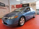2007 Atomic Blue Metallic Honda Civic EX Sedan #52809406
