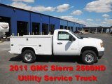 2011 Summit White GMC Sierra 2500HD Work Truck Regular Cab Commercial #52818244