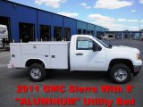 2011 Summit White GMC Sierra 2500HD Work Truck Regular Cab Commercial #52818245
