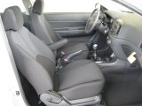 2011 Hyundai Accent SE 3 Door Black Interior