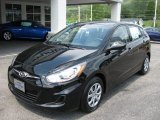 Ultra Black Hyundai Accent in 2012