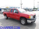 2007 Fire Red GMC Sierra 1500 Z71 Extended Cab 4x4 #52809491