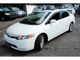 2007 Taffeta White Honda Civic Si Sedan #52816938