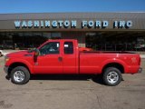 2012 Vermillion Red Ford F250 Super Duty XLT SuperCab 4x4 #52817438