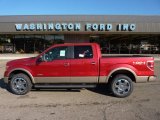 2011 Red Candy Metallic Ford F150 Lariat SuperCrew 4x4 #52817447
