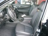 2012 Kia Sorento EX V6 Black Interior