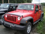 2011 Flame Red Jeep Wrangler Unlimited Sport 4x4 #53005002