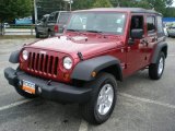 2011 Deep Cherry Red Jeep Wrangler Unlimited Sport 4x4 #53005028