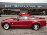 2009 Dark Candy Apple Red Ford Mustang V6 Coupe #53005395