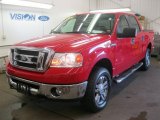 2008 Bright Red Ford F150 XLT SuperCrew 4x4 #53005615