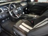 2012 Ford Mustang Shelby GT500 Coupe Charcoal Black/White Interior