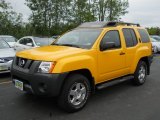 Solar Yellow Nissan Xterra in 2008