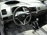 2009 Honda Civic DX Sedan Gray Interior